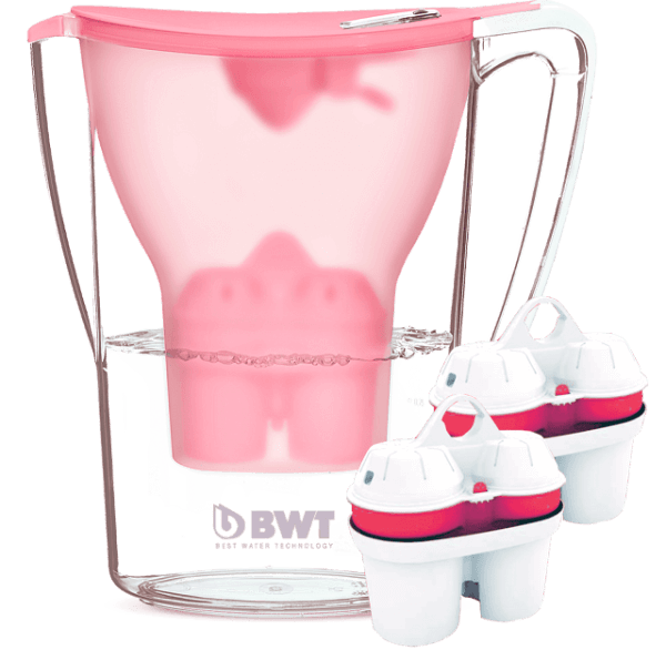 125305610 Penguin 2,7 L Electr. 2x MMW (h) pink Настольный фильтр-кувшин