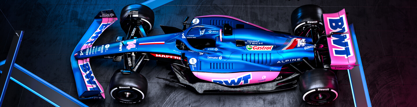 Новый болид BWT Alpine F1 Team