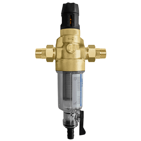 Фильтр механической очистки воды BWT Protector mini HWS С/R с редуктором давления