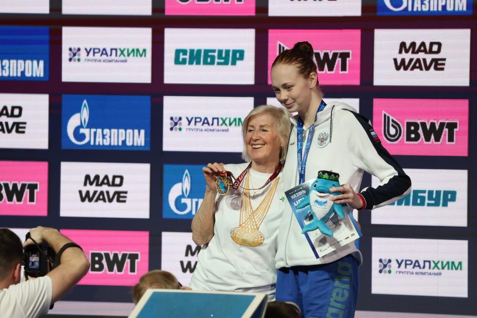 BWT спонсор Федерации водных видов спорта России и обладатель благодарственной награды