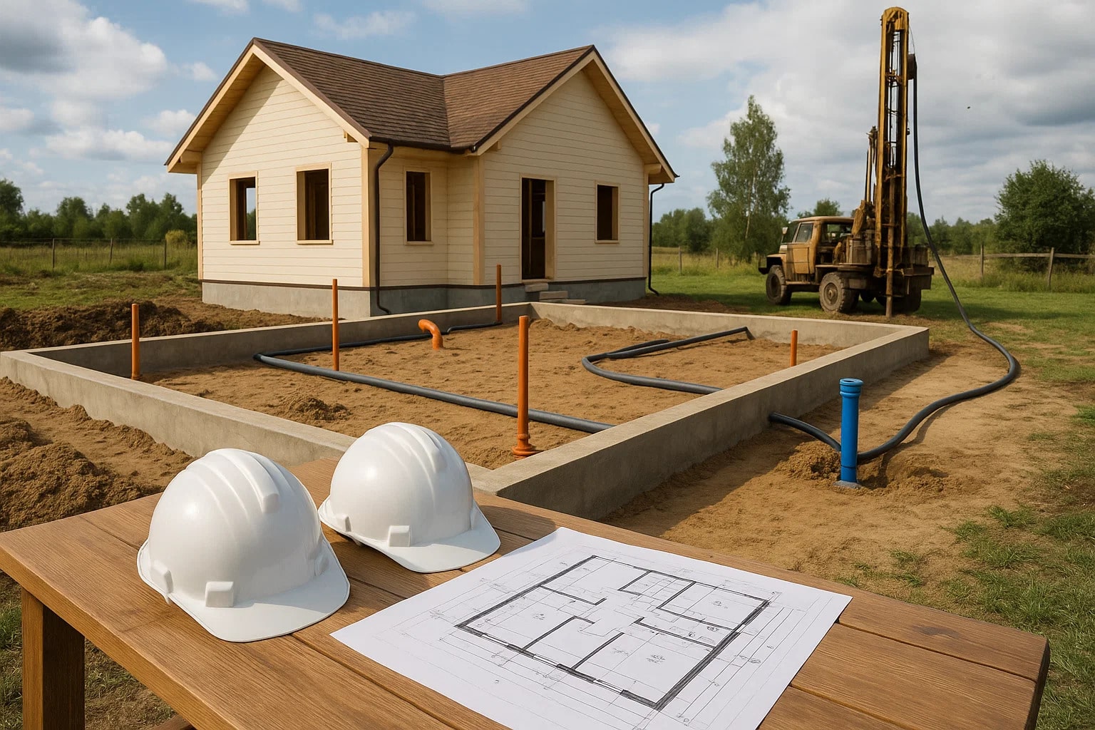 Водоподготовка и этапы строительства частного дома
