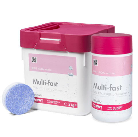 14380 Multi-fast Tabletten 200g, 1kg, AQA marin Реагент для бассейна