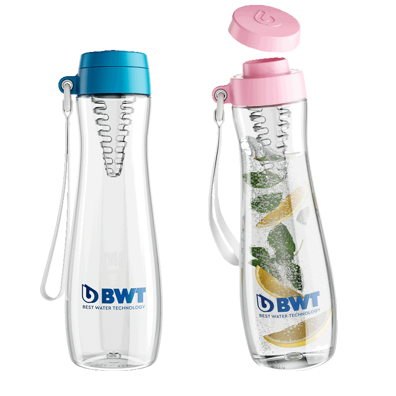 Питьевая бутылка BWT из тритана с сепаратором для фруктов